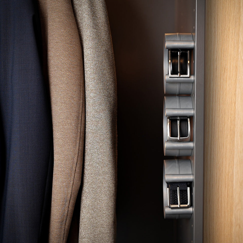 Kleiderschrank Organizer ease-c für Gürtel und Accessoires – stilvolle Aufbewahrungslösung für mehr Ordnung