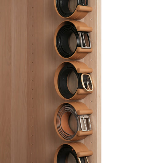 ease-c Kleiderschrankzubehör für Gürtel Aufbewahrung und Lagerung Organizer platzsparendes Ordnungssystem Gürtelhalter Schrank
