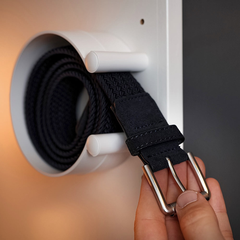 ease-c Organizer praktische Fächern im Kleiderschrank – für Gürtel, Krawatten & Accessoires