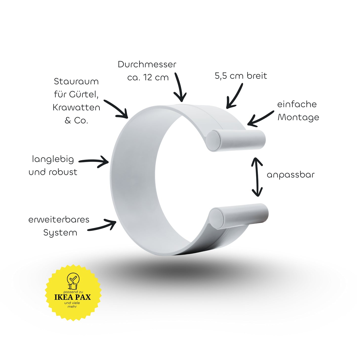 Gürtelhalter Kleiderschrank