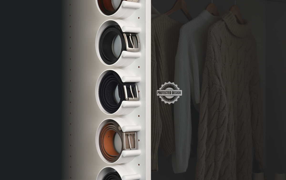 Gürtelhalter und Kleiderschrank Organizer für Gürtel und Krawatten