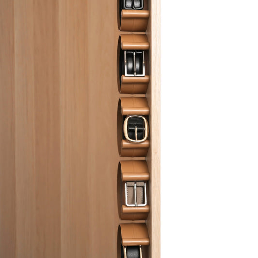 ease-c Kleiderschrankzubehör für Gürtel Aufbewahrung und Lagerung Organizer platzsparendes Ordnungssystem Gürtelhalter Schrank