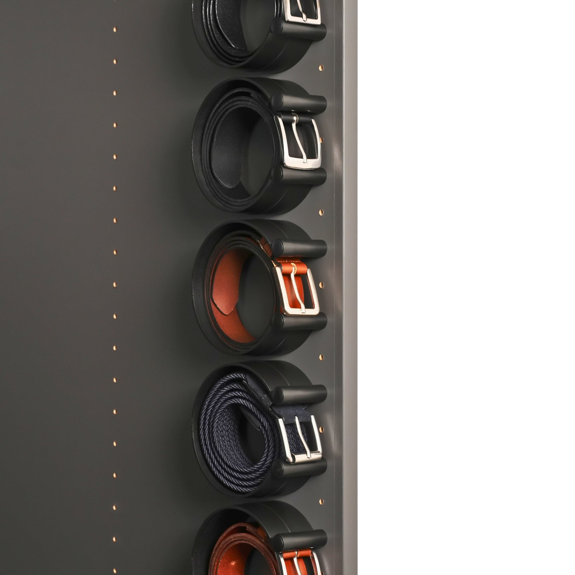 shingrix aufbewahrung ease-c® Kleiderschrank Organizer für Gürtel Aufbewahrung Farbe: Schwarz
