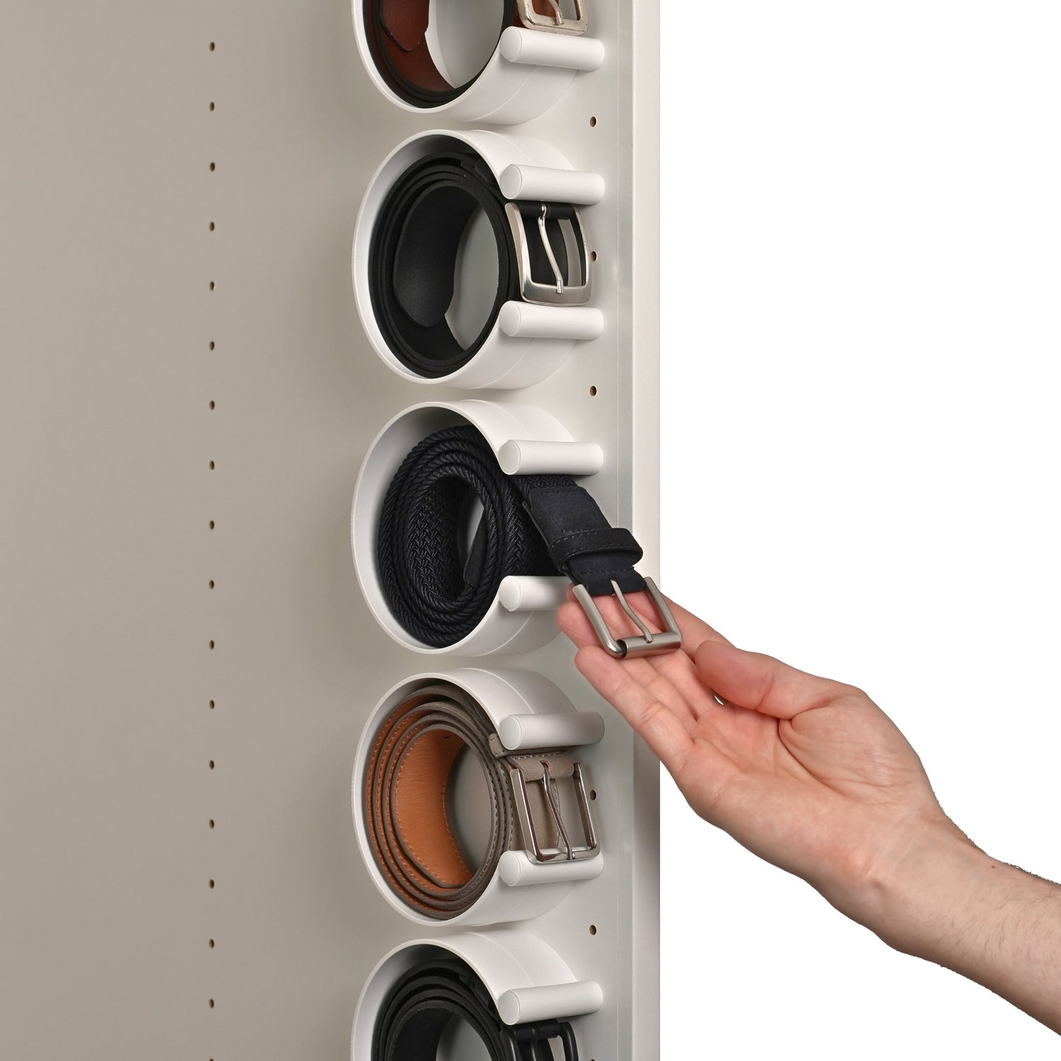 ease-c Kleiderschrank Zubehör Gürtel Wandhalterung Gürtelhalter für Ikea Pax